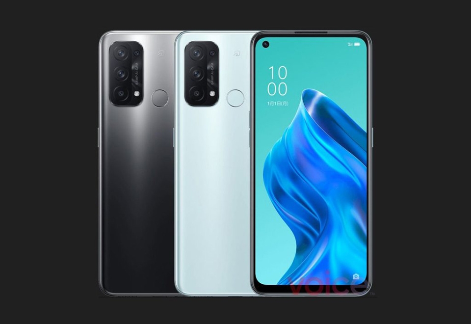 OPPO Reno5 A lộ ảnh render