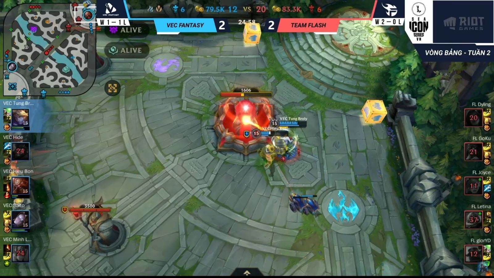 VEC Fantasy 3-2 TeamFlash