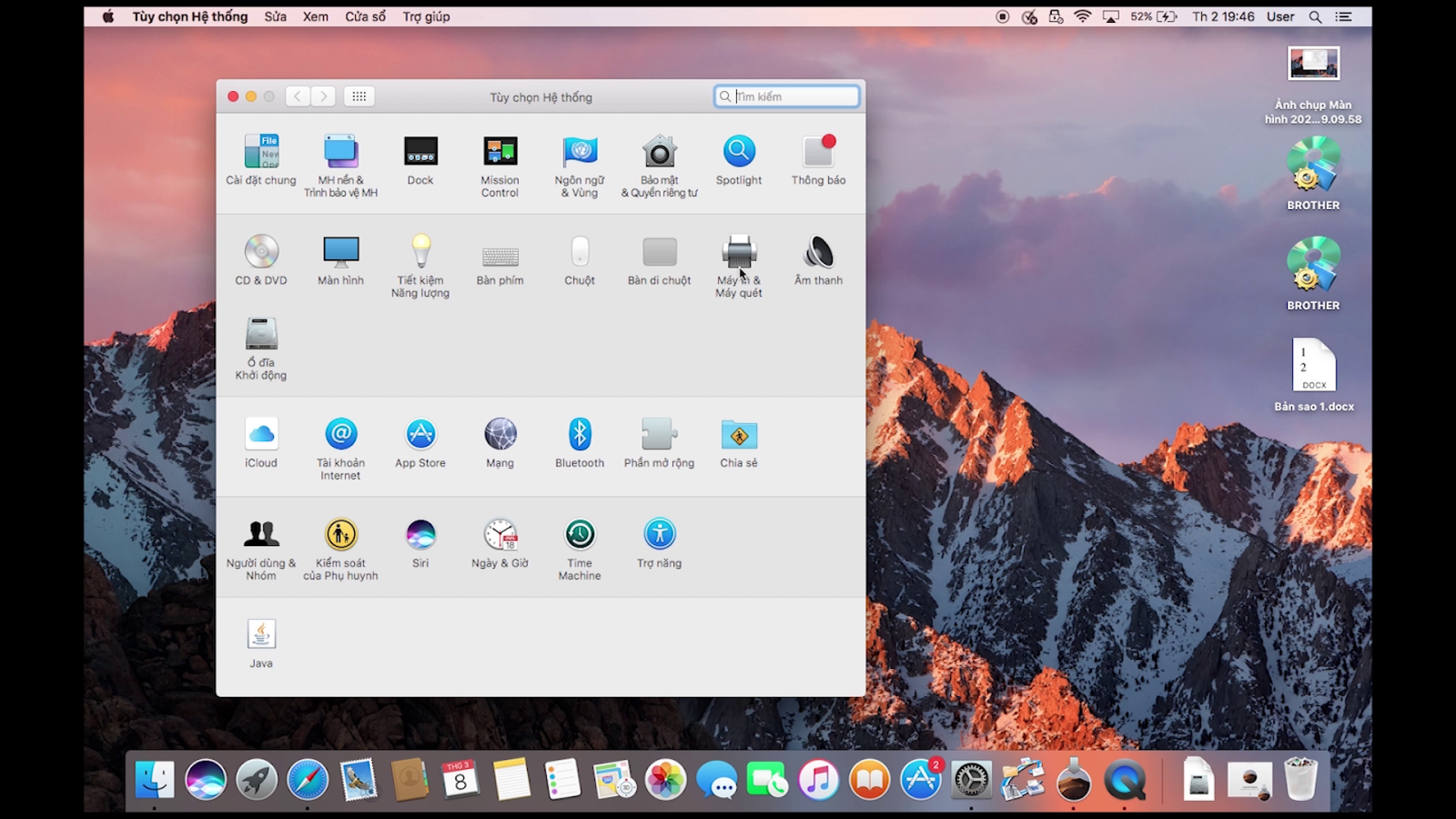 Hướng dẫn cài máy in Brother trên MacOS
