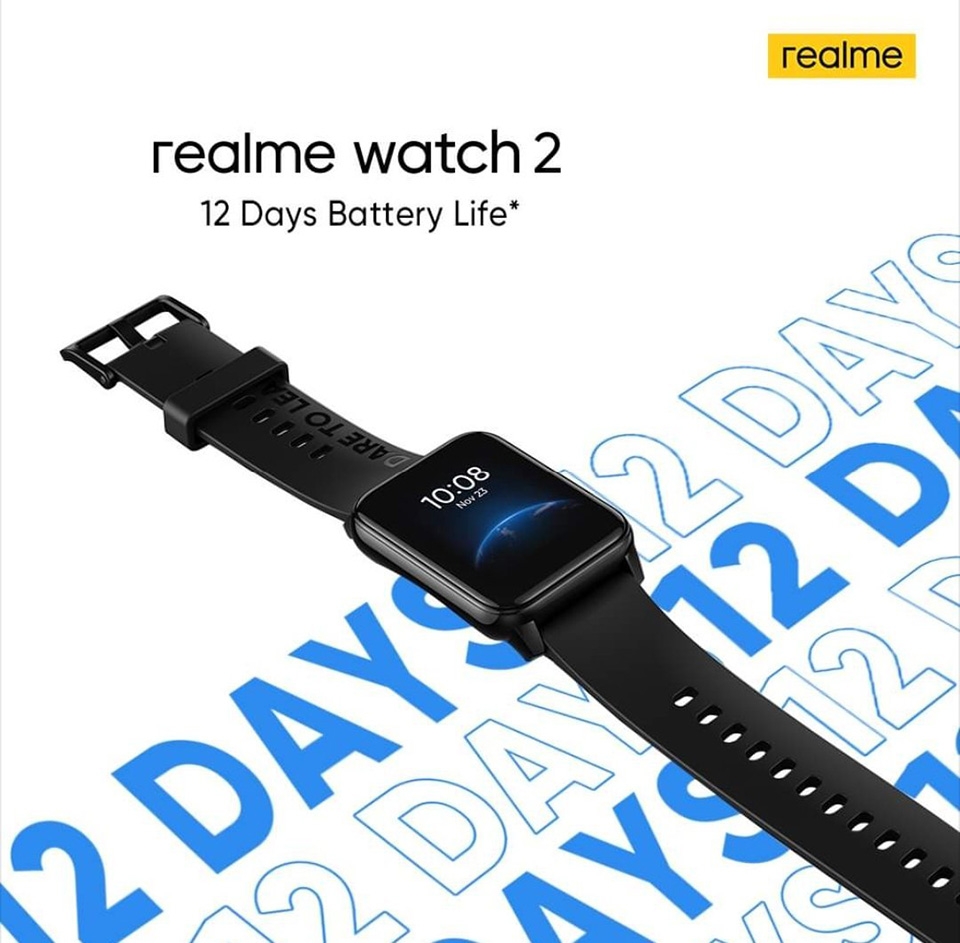 Thông tin Realme Watch 2 (ảnh 1) Thông tin Realme Watch 2 (ảnh 1)