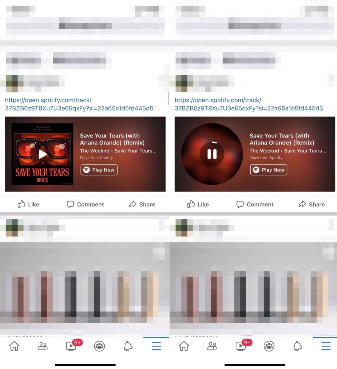 Spotify - Facebook