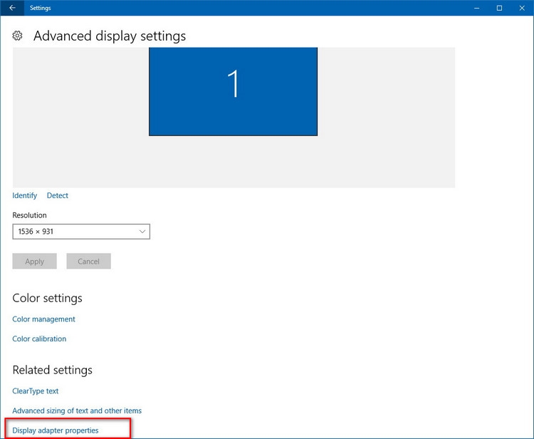 Thay đổi tần số quét màn hình - Bước 4