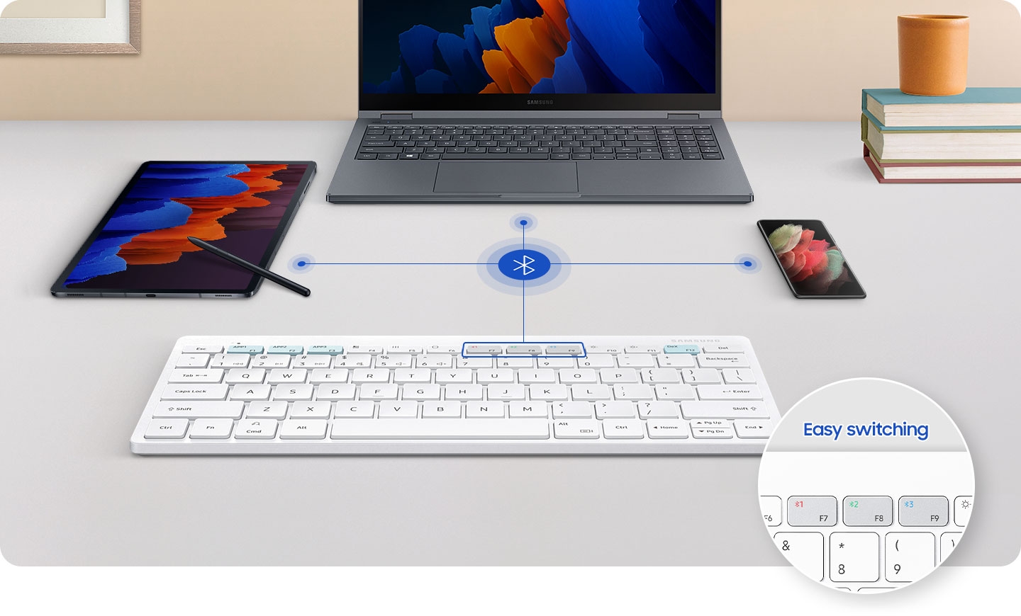 Samsung ra mắt bàn phím thông minh Trio 500
