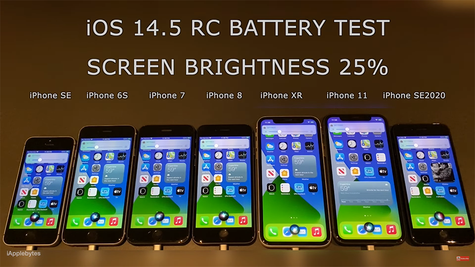 Kiểm tra pin iOS 14.5 trên các mẫu iPhone cũ (ảnh 1)