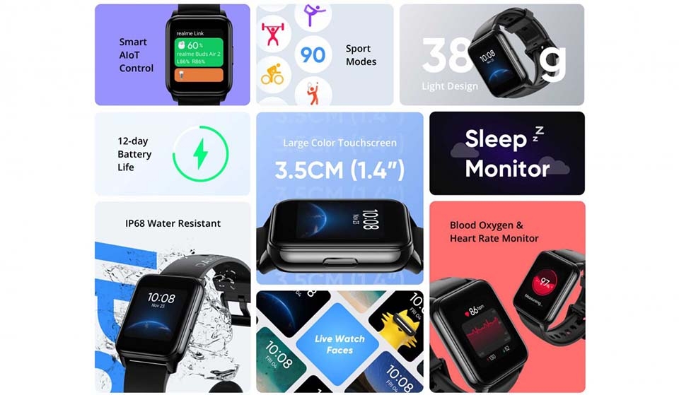 Realme Watch 2 ra mắt (ảnh 3)
