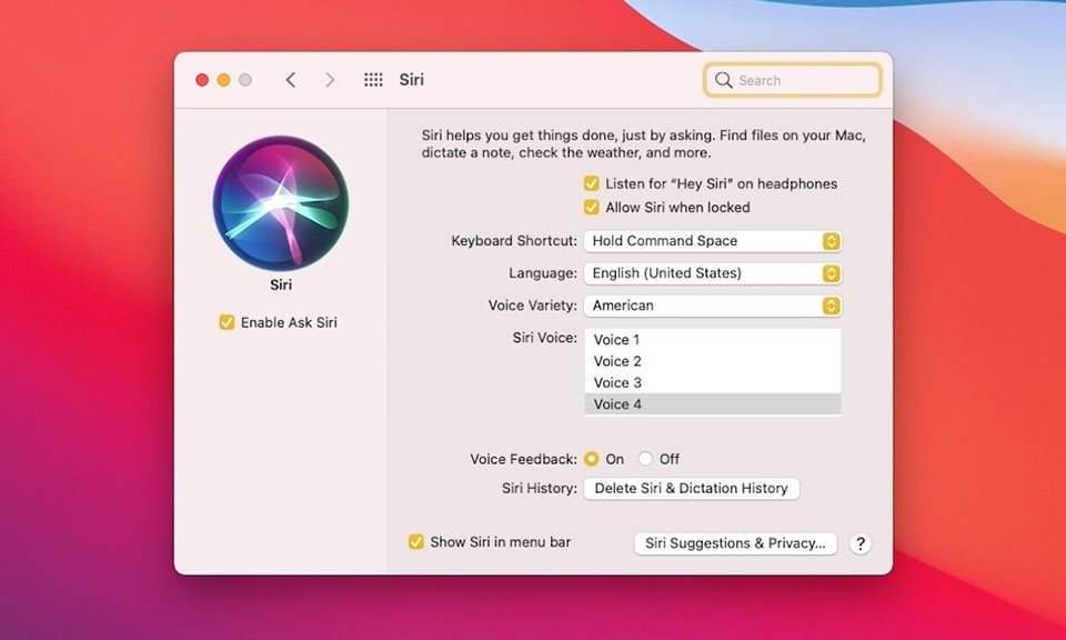 Giọng nói mới của Siri