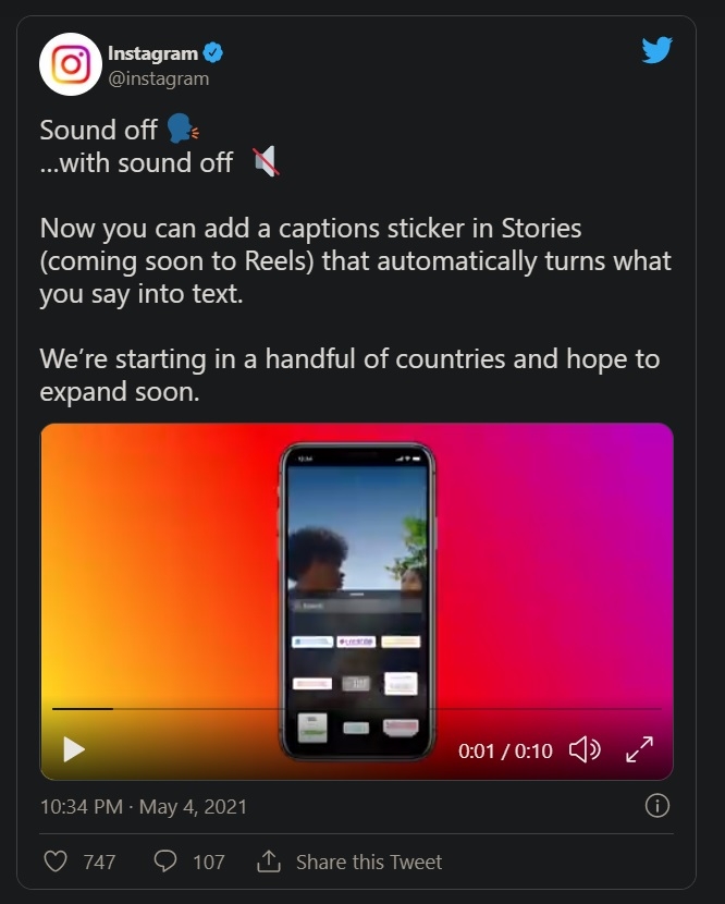 Instagram Caption