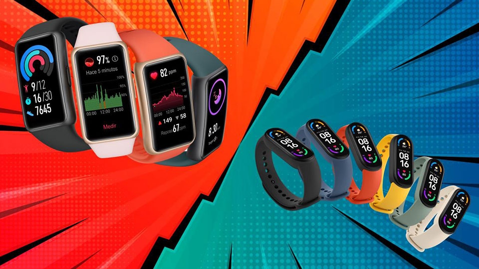 Huawei Band 6 vs Xiaomi Mi Band 6