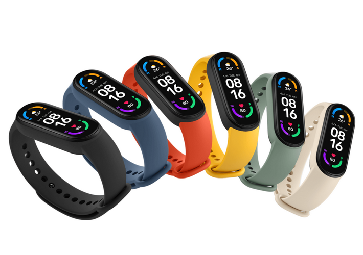 Mi Band 6 có rất nhiều màu sắc cho người dùng lựa chọn