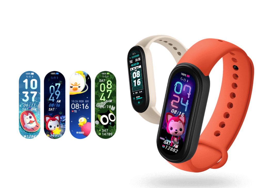 Mi Band 6 có hơn 50 mặt đồng hồ tràn viền