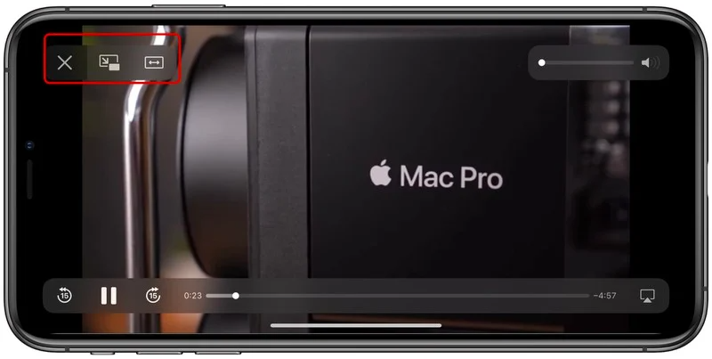 Các thao tác trong chế độ Picture in Picture