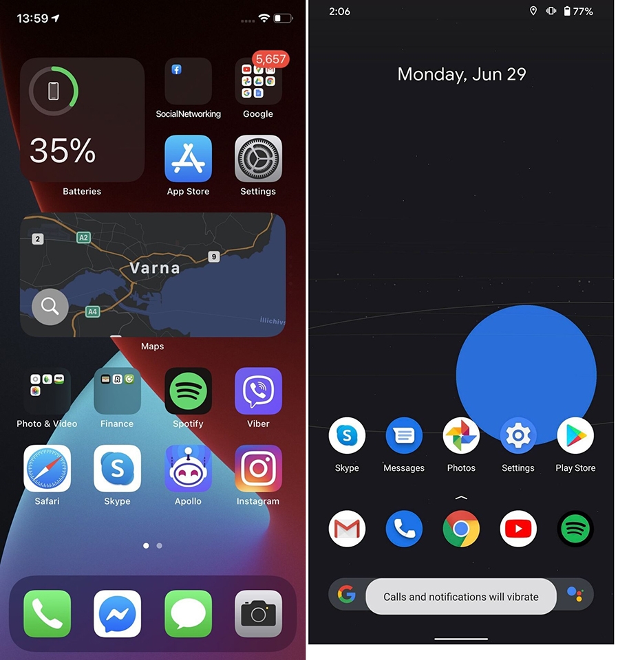 So sánh Android 11 với iOS 14 (ảnh 2) So sánh Android 11 với iOS 14 (ảnh 2)
