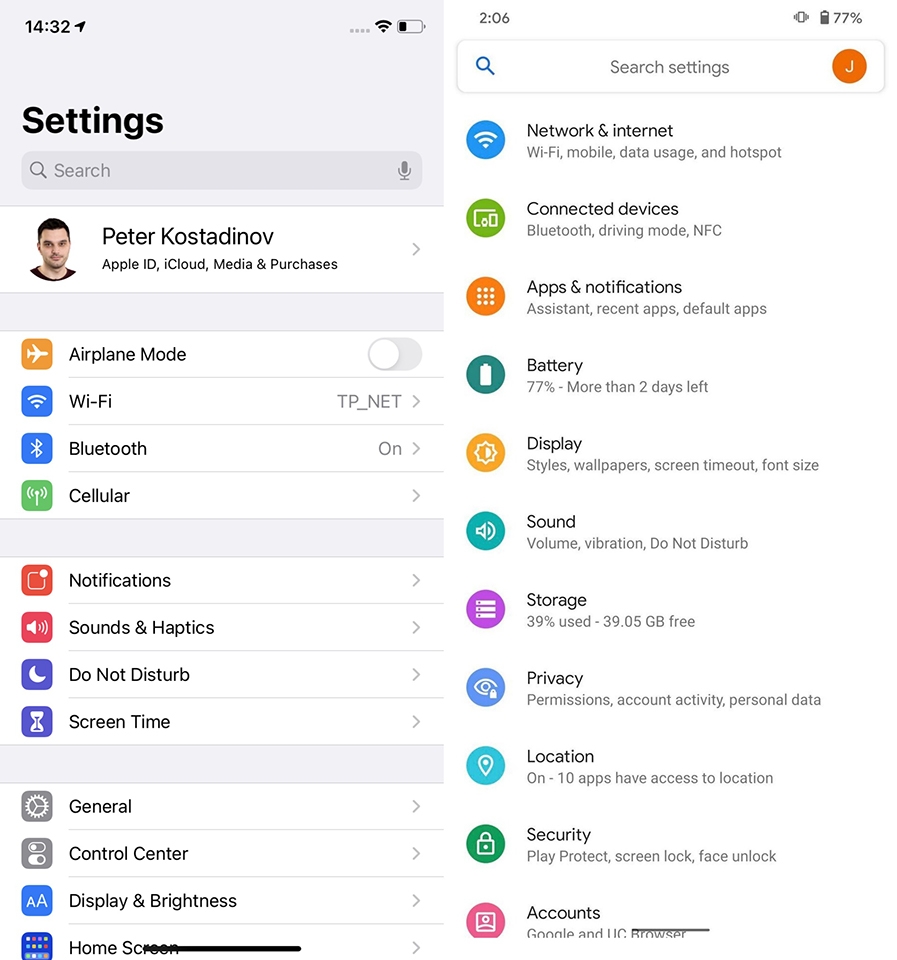 So sánh Android 11 với iOS 14 (ảnh 5) So sánh Android 11 với iOS 14 (ảnh 5)