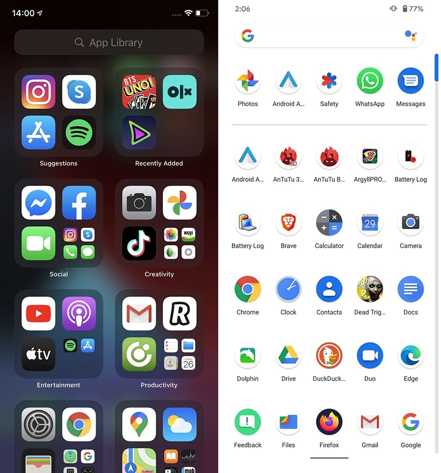 So sánh Android 11 với iOS 14 (ảnh 7) So sánh Android 11 với iOS 14 (ảnh 7)