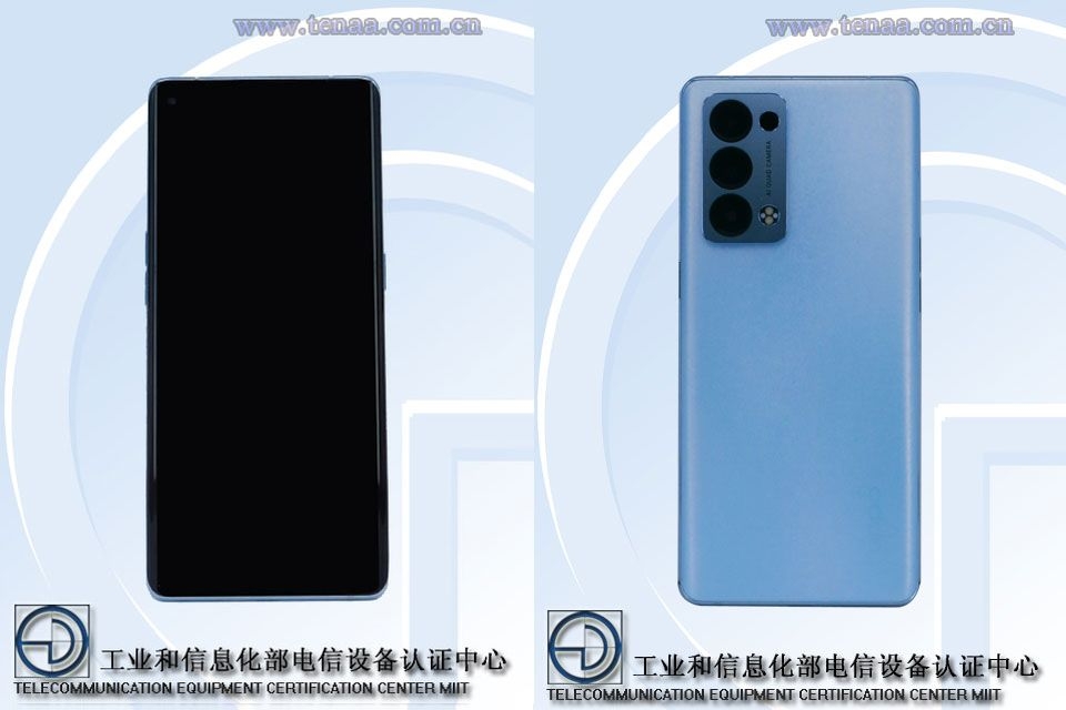 OPPO Reno6 series đạt chứng nhận TENAA (ảnh 2)