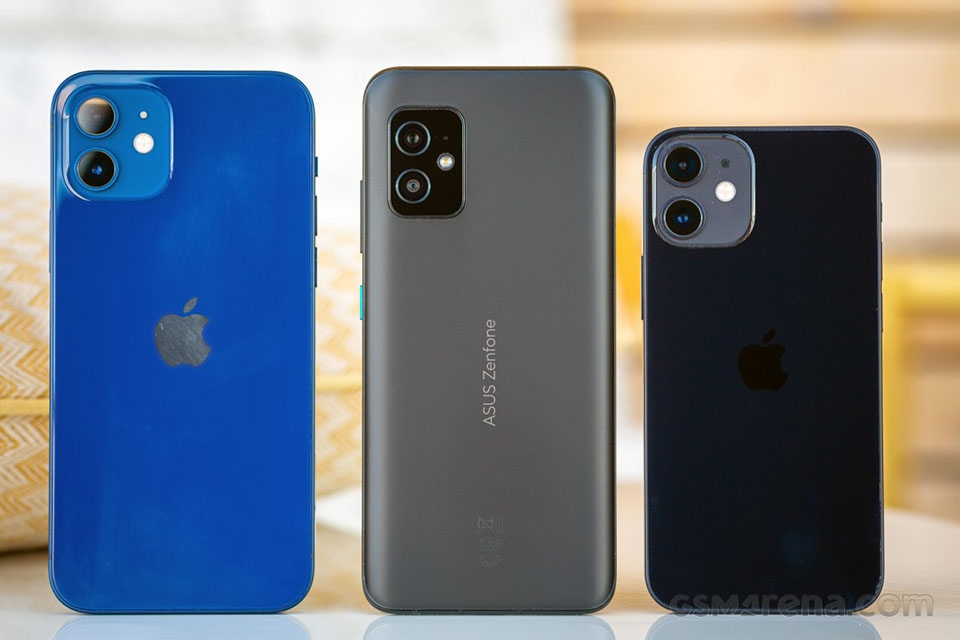 iPhone 12 Pro, Asus Zenfone 8 và iPhone 12 mini iPhone 12 Pro, Asus Zenfone 8 và iPhone 12 mini