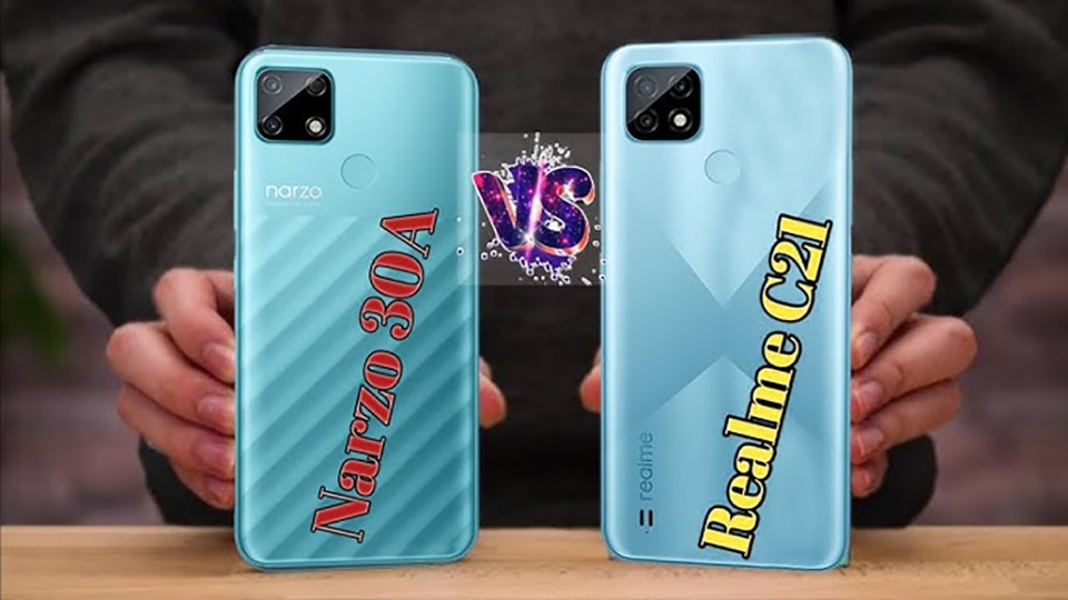 So sánh Realme C21 và Realme Narzo 30A