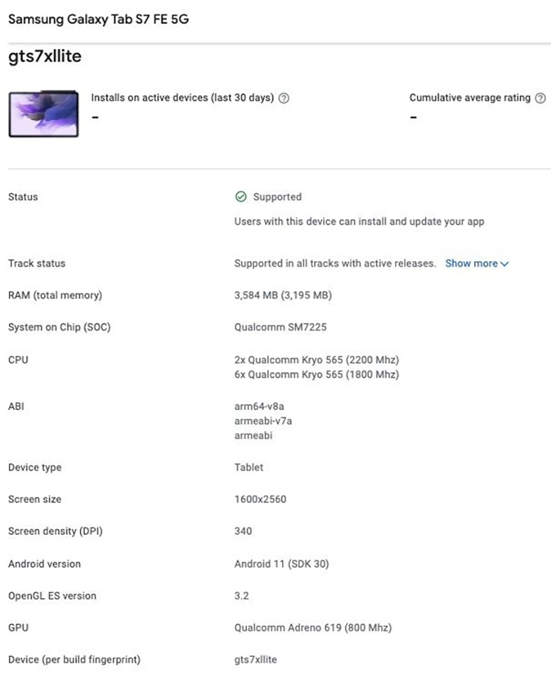 Galaxy Tab S7 FE (ảnh 3)