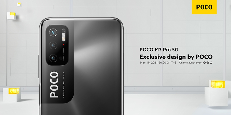 Xiaomi POCO M3 Pro 5G lộ ảnh render chính thức