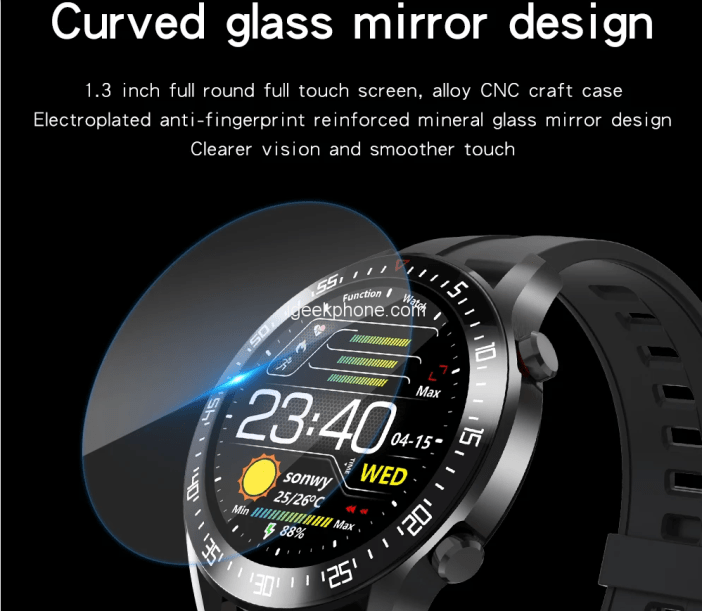 smartwatch kính cứng