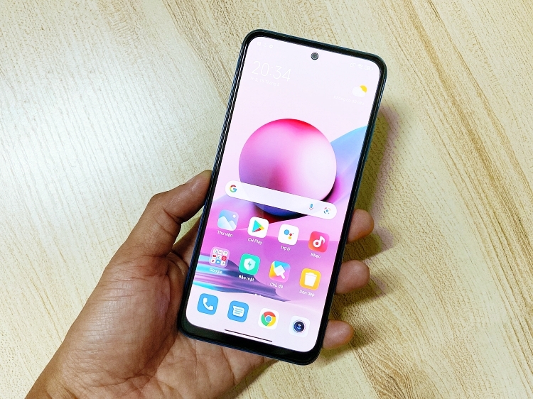 Redmi Note 10S có giao diện thoáng, sạch đặc trưng của MIUI