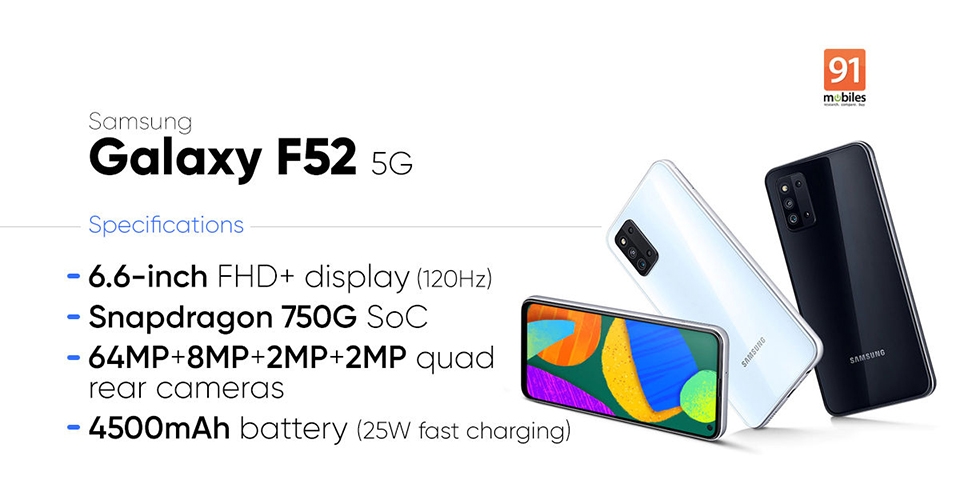 Galaxy F52 5G ra mắt (ảnh 2)
