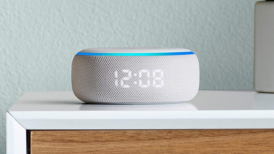 Amazon Echo Dot with Clock