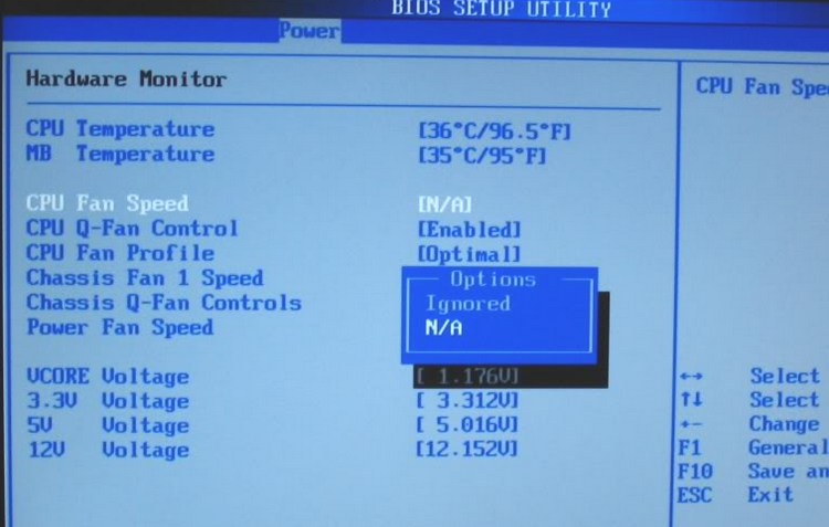 Thay đổi cài đặt quạt CPU từ BIOS