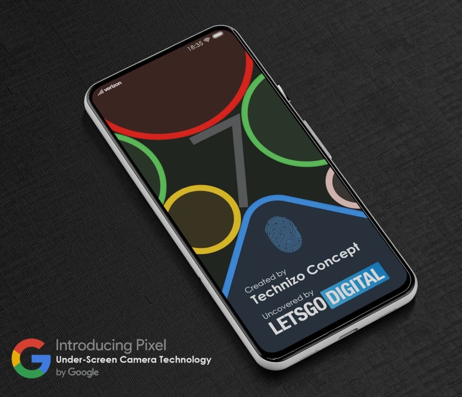 Google Pixel 7 sẽ có camera trước ẩn dưới màn hình?