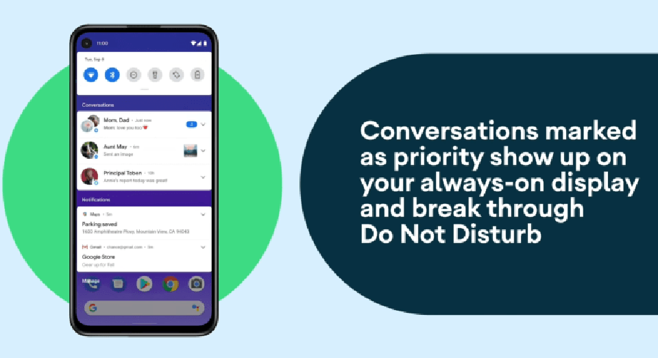 Những thay đổi của Android 11 so với Android 10 (ảnh 2) Những thay đổi của Android 11 so với Android 10 (ảnh 2)