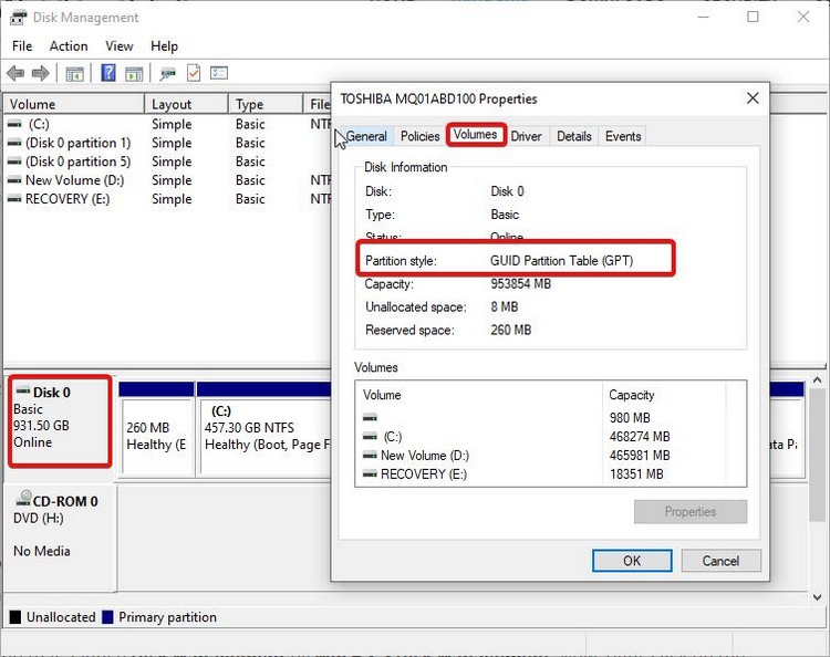 Thay đổi BIOS từ Legacy sang UEFI