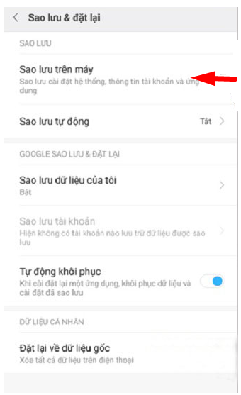 Thao tác bước 3