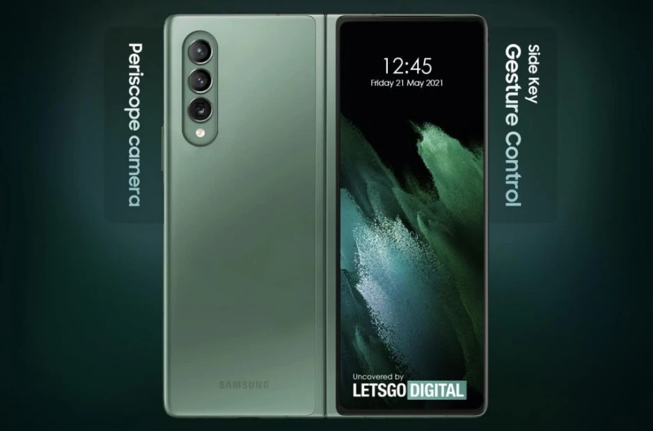 Samsung Galaxy Z Fold 3 sẽ không có phím bấm vật lý