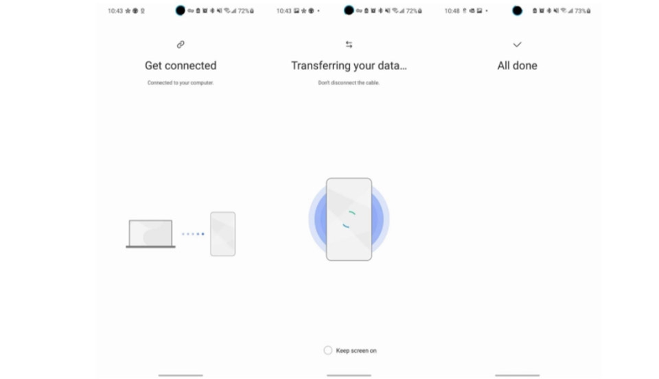 Cách sao lưu dữ liệu với Smart Switch 3