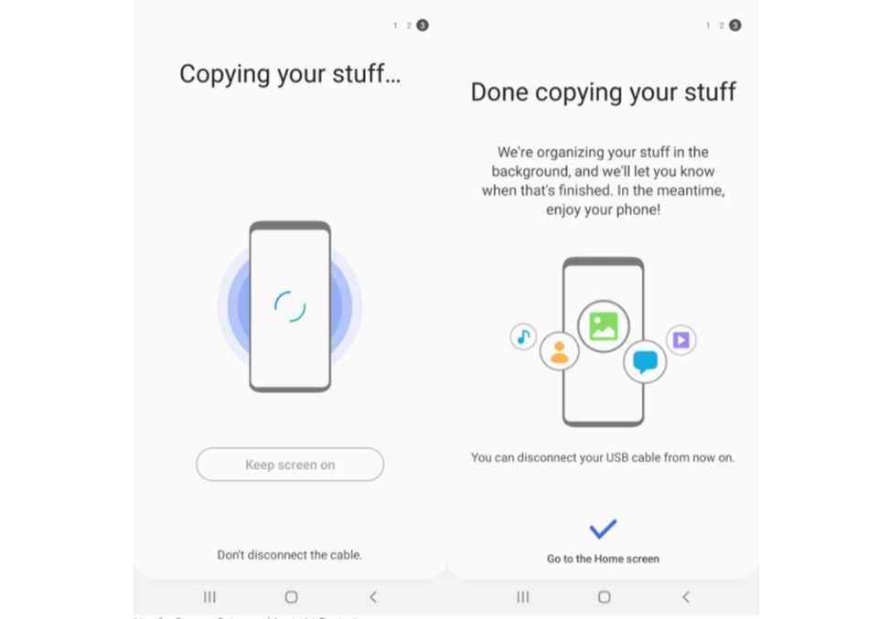 khôi phục dữ liệu bằng Smart Switch 2