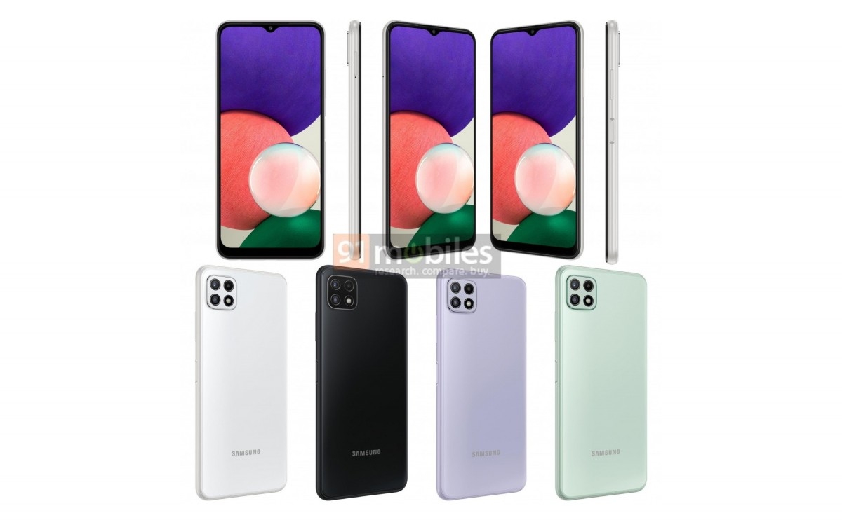 Điện thoại 5G giá rẻ Samsung Galaxy A22 5G lộ giá bán