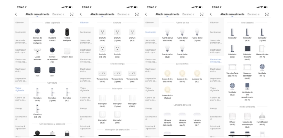 Các thiết bị Smartlife hỗ trợ
