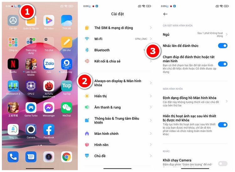 Tùy chỉnh màn hình khóa Redmi Note 10S
