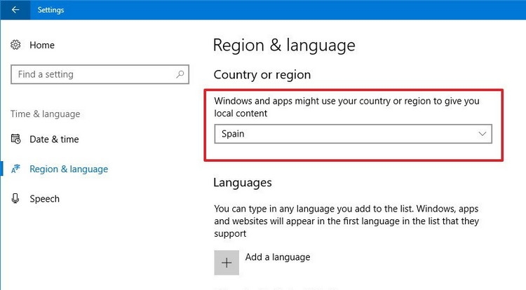 Cài đặt thời gian và khu vực chính xác