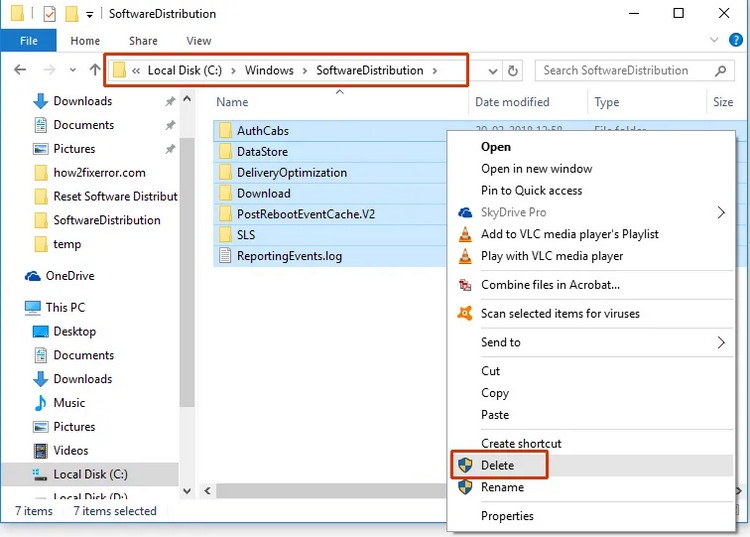 Xóa thư mục Windows Update (1)
