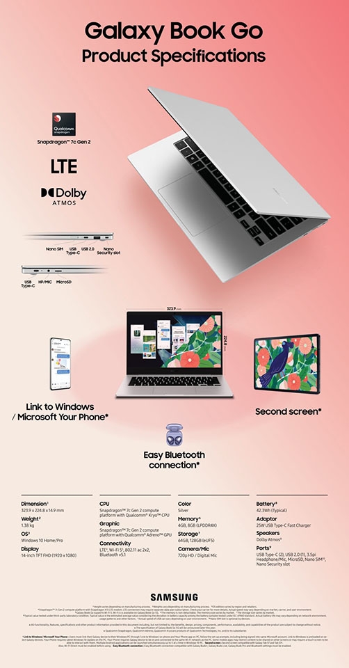 Galaxy Book Go ra mắt (ảnh 4)