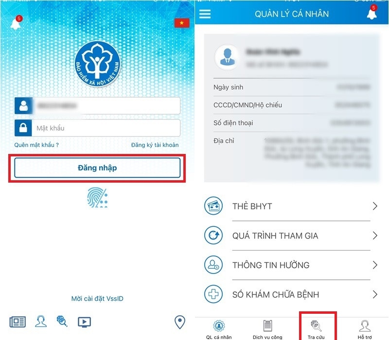 1. Hướng dẫn tra cứu mã số Bảo Hiểm Xã Hội (BHXH) trên VssID (1)