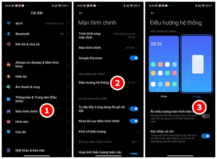 Điều chỉnh màn hình tràn cạnh trên Redmi Note 10S