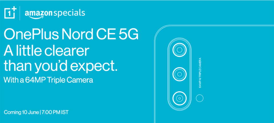 Thiết kế phía sau của OnePlus Nord CE 5G được tiết lộ trong teaser mới