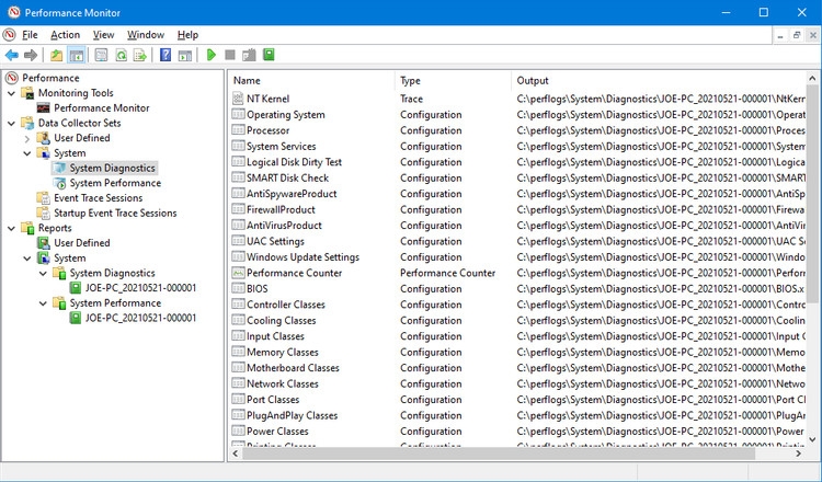 Cách kiểm tra tình trạng máy tính bằng Performance Monitor