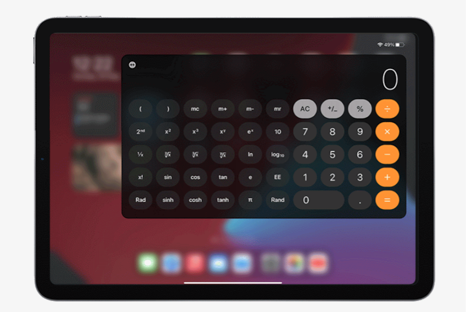 Máy tính trên iPad