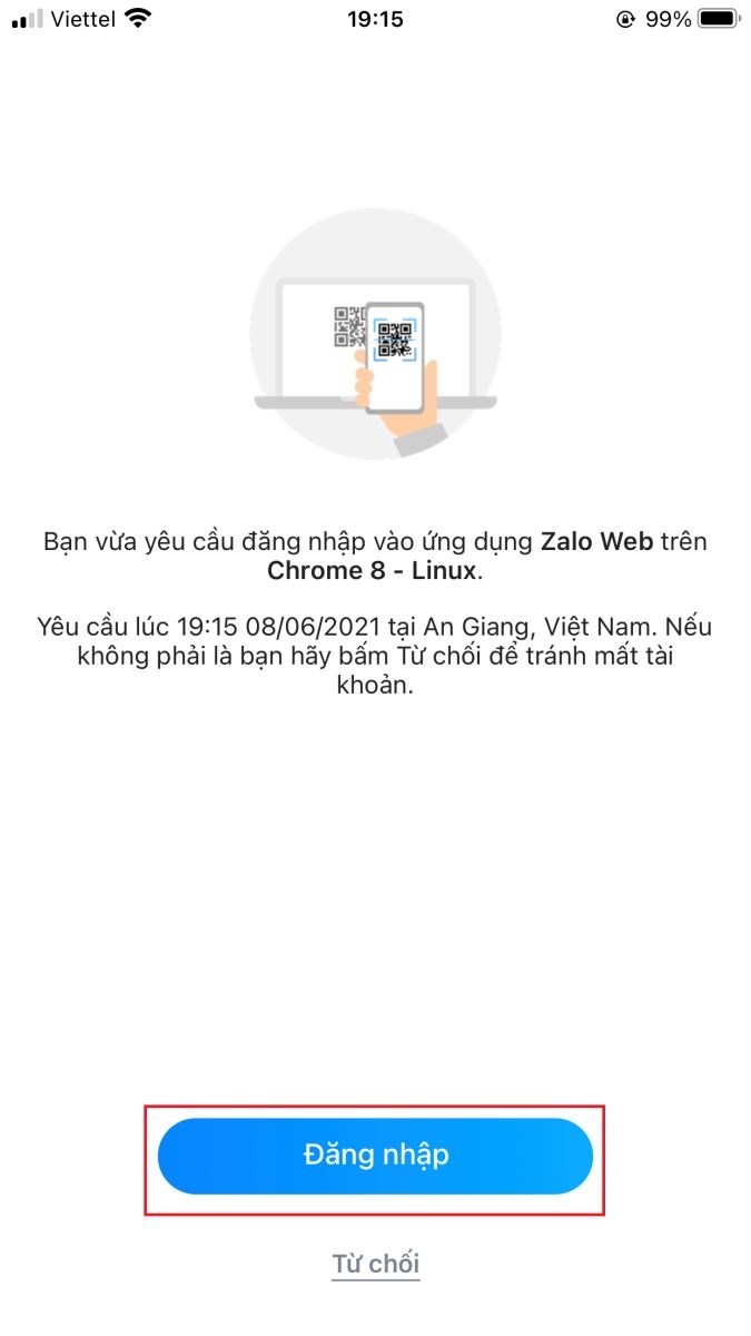 Cách đăng nhập một tài khoản Zalo trên hai điện thoại cùng một lúc (4)