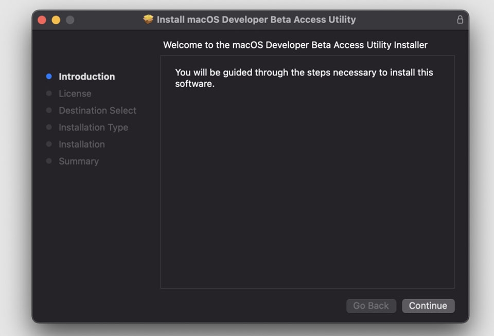 Cài đặt chứng chỉ của macOS Monterey