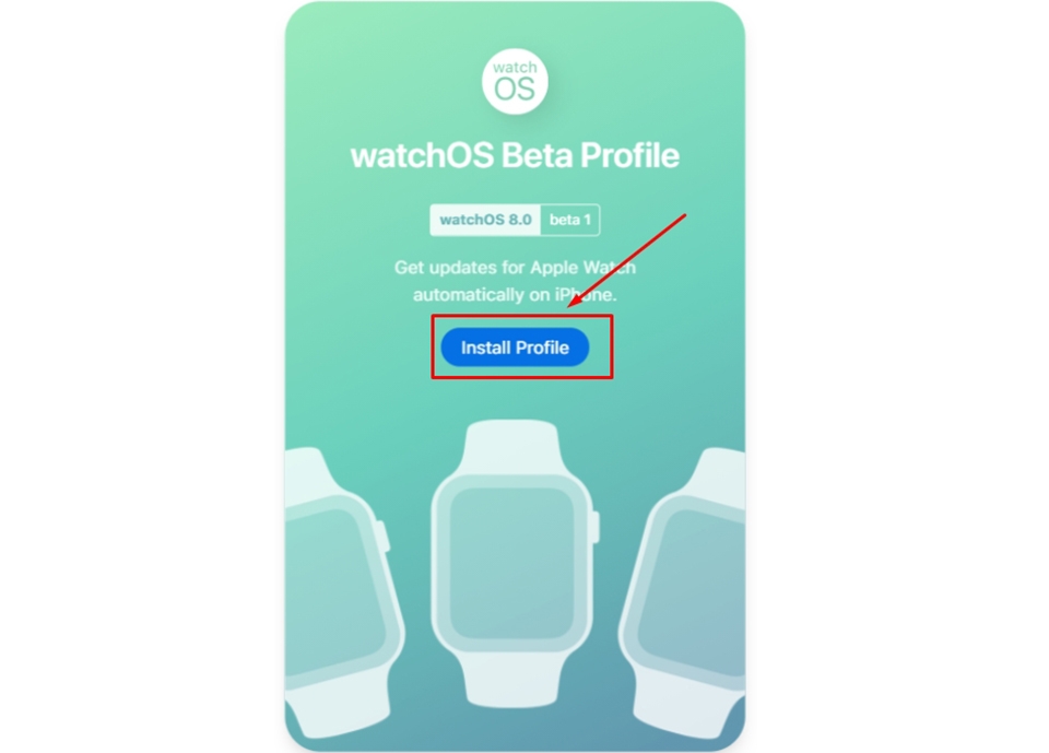 Cài đặt chứng chỉ watchOS 8