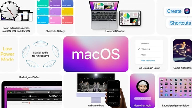 Các cải tiến khác của macOS 12 Các cải tiến khác của macOS 12